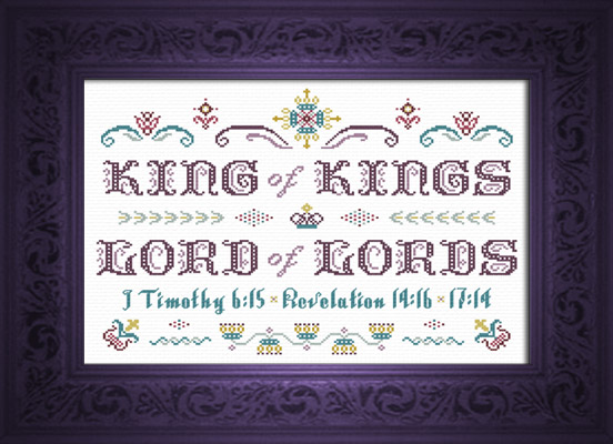 KING OF KINGS Lord of Lords on White